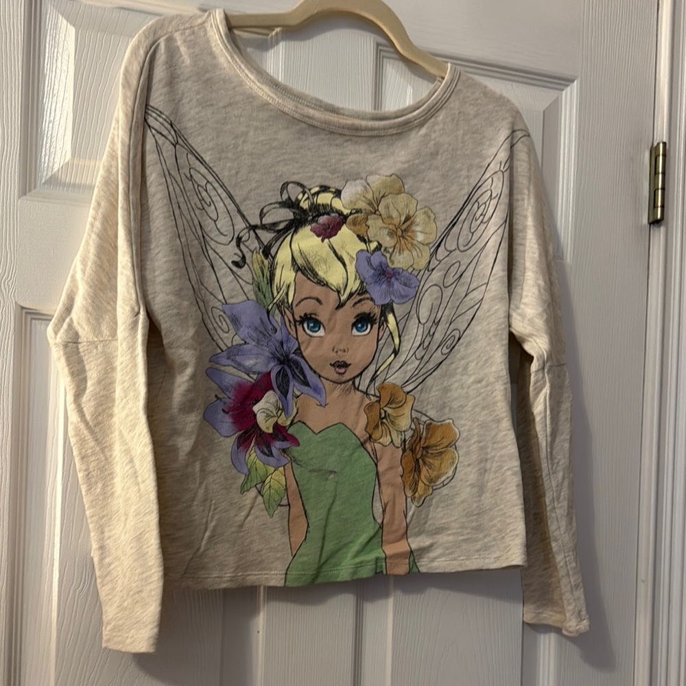 Disney Long Sleeve Tinkerbell Top